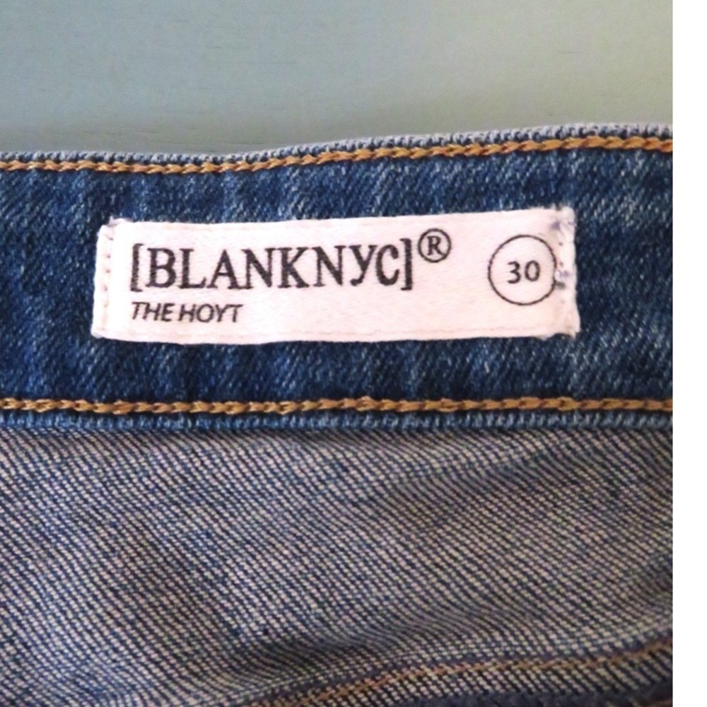 Blank NYC The Hoyt High Rise Mini Flare Jean Size 30 - Picture 11 of 12